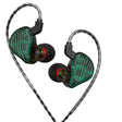 CVJ-CSE Ring Iron Hybrid Music Running Sports In-Ear Wired Headphone, Style:Without Mic(Green) - free shipping - PMC TechLife - Order now!