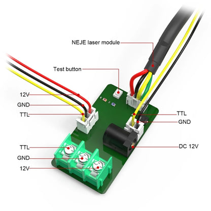 NEJE A40640 15W 450nm Laser Engraver Module Kits - free shipping - PMC Jewellery - Order now!