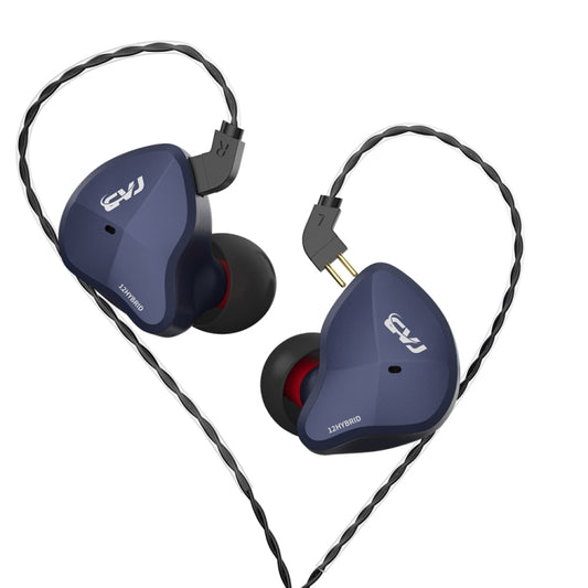 CVJ-CSN In-Ear Dual Magnetic Circuit Dynamic HIFI Wired Earphone, Style:Without Mic(Blue) - free shipping - PMC Jewellery - Order now!