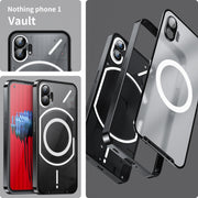 For Nothing Phone 1 Full Coverage Magnetic Phone Case(Black)