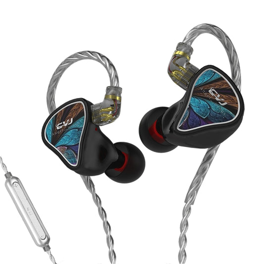 CVJ Angel Wings Hybrid Technology HiFi Music Wired Earphone With Mic - free shipping - PMC Jewellery - Order now!