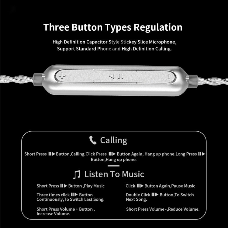 CVJ Angel Wings Hybrid Technology HiFi Music Wired Earphone With Mic - free shipping - PMC Jewellery - Order now!