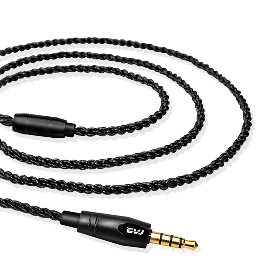 CVJ-V1 1.25m Oxygen-free Copper Silver Plated Upgrade Cable For MMCX Earphones, With Mic - free shipping - PMC Jewellery - Order now!