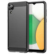For Samsung Galaxy A03 Core Brushed Texture Carbon Fiber TPU Phone Case(Black) - free shipping - PMC TechLife - Order now!