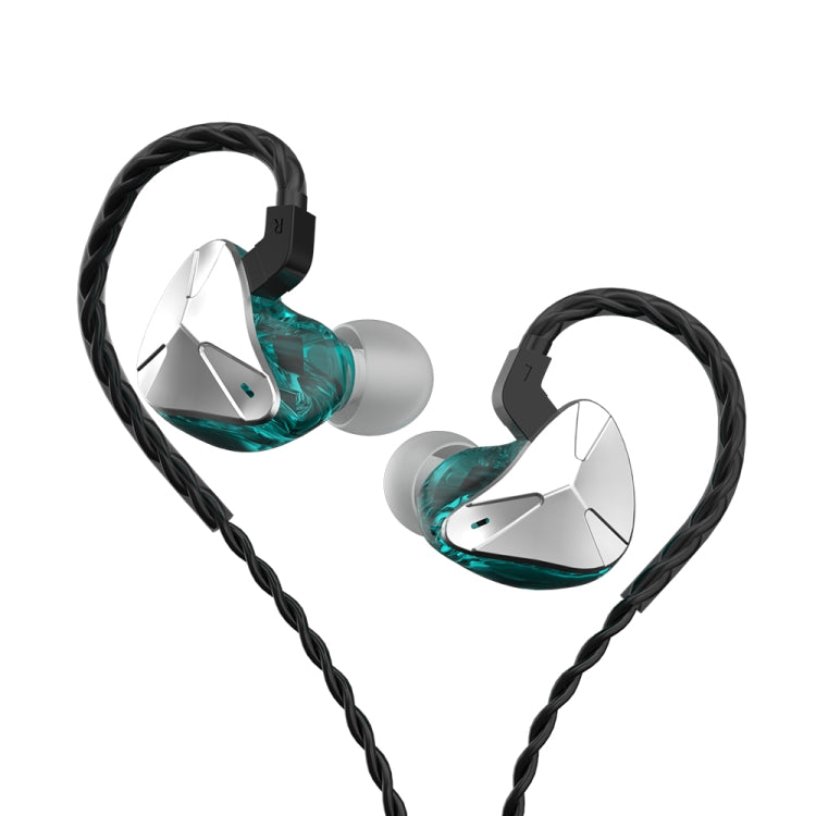 CVJ Demon Double Dynamic Coil HiFi Music Wired Earphone No Mic(Silver) - free shipping - PMC Jewellery - Order now!