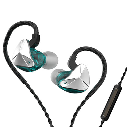 CVJ Demon Double Dynamic Coil HiFi Music Wired Earphone With Mic(Silver) - free shipping - PMC Jewellery - Order now!