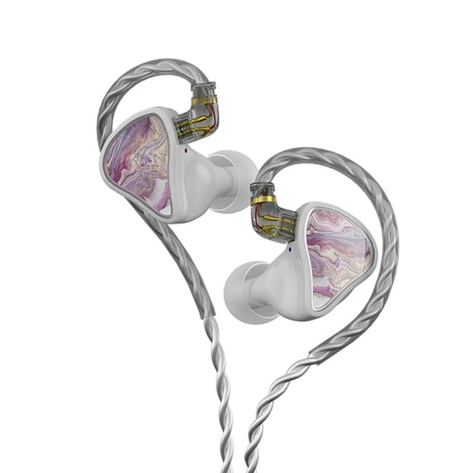 CVJ Hybrid Technology HiFi Music Wired Earphone No Mic(Rosy) - free shipping - PMC Jewellery - Order now!