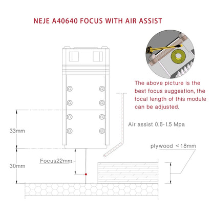 NEJE MASTER 3 MAX Laser Engraver with A40640 Dual Laser Beam Module(EU Plug) - free shipping - PMC Jewellery - Order now!