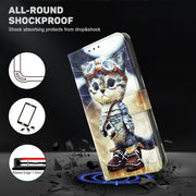 For Huawei P30 Lite / nova 4e 3D Painted Leather Phone Case(Naughty Cat)