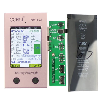 BAKU BA-19A Battery Polygraph for iPhone Battery(Rose Gold) - free shipping - PMC Jewellery - Order now!