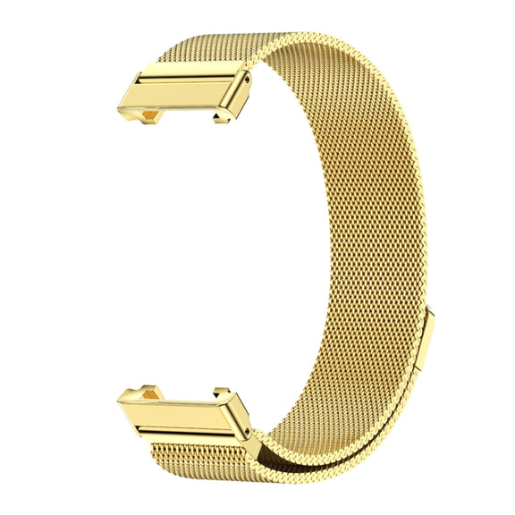 For Xiaomi Mi Band 7 Pro Mijobs Milan Magnetic Stainless Steel Watch Band(Gold)