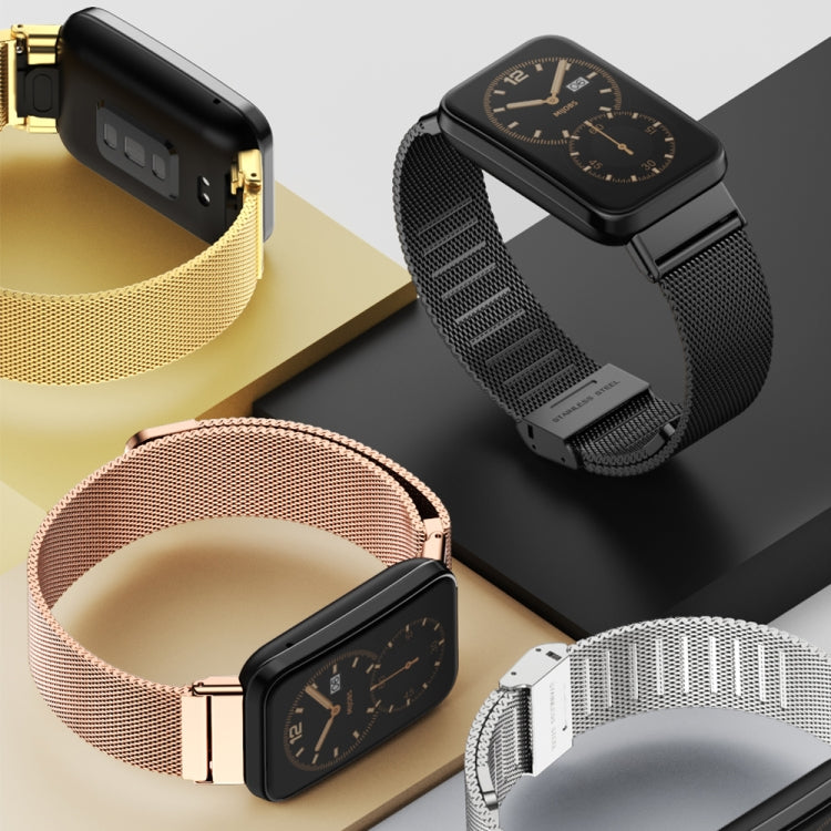 For Xiaomi Mi Band 7 Pro Mijobs Milan Buckle Stainless Steel Watch Band(Silver) - Watch Bands by MIJOBS | Online Shopping South Africa | PMC TechLife | Buy Now Pay Later Mobicred