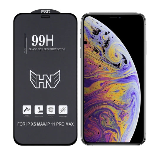 High Aluminum Large Arc Full Screen Tempered Glass Film For iPhone 11 Pro Max / XS Max - iPhone 11 Pro Max Tempered Glass by PMC Jewellery | Online Shopping South Africa | PMC Jewellery | Buy Now Pay Later Mobicred