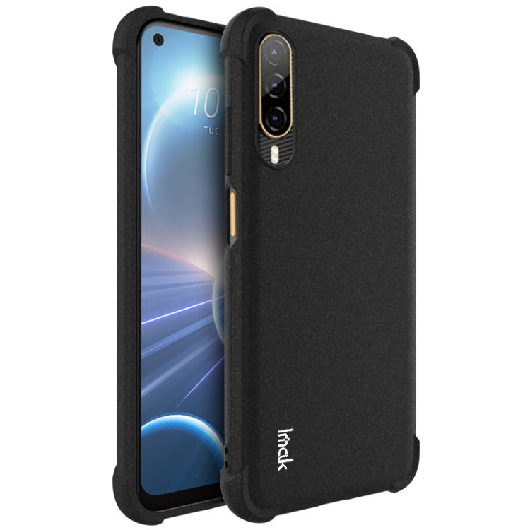 For HTC Desire 22 Pro 5G IMAK All-inclusive Shockproof Airbag TPU Case (Matte Black) - More Brand by imak | Online Shopping South Africa | PMC TechLife | Buy Now Pay Later Mobicred