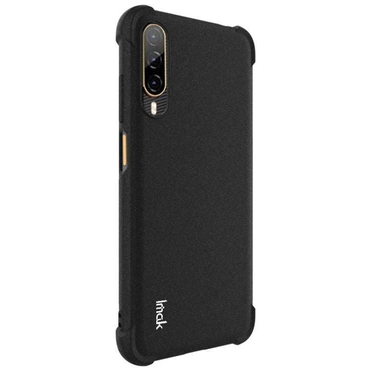 For HTC Desire 22 Pro 5G IMAK All-inclusive Shockproof Airbag TPU Case (Matte Black)
