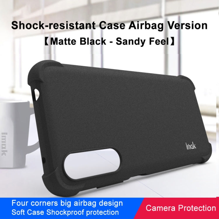 For HTC Desire 22 Pro 5G IMAK All-inclusive Shockproof Airbag TPU Case (Matte Black)