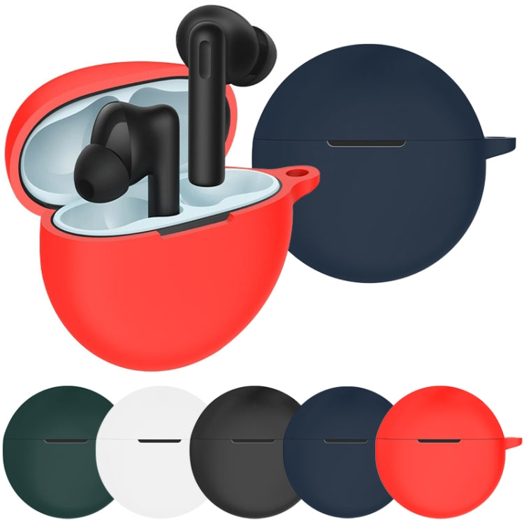For OPPO Enco Air 2i Wireless Earphone Silicone Protective Case(Dark Green)