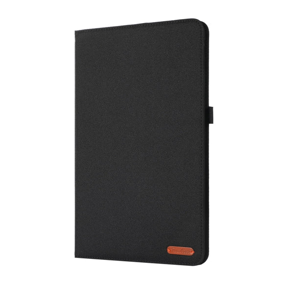 For Honor Pad 8 Fabric PU + TPU Flip Tablet Leather Case(Black)