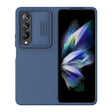 For Samsung Galaxy Z Fold4 5G NILLKIN CamShield Liquid Silicone + PC Full Coverage Case(Blue) - Galaxy Z Fold4 5G Cases by NILLKIN | Online Shopping South Africa | PMC TechLife | Buy Now Pay Later Mobicred