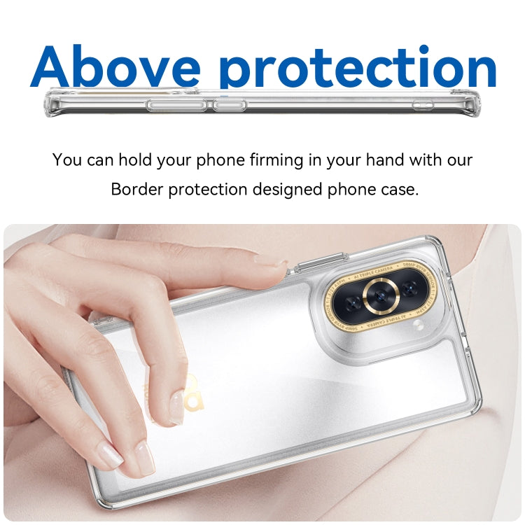 For Huawei nova 10 Colorful Series Acrylic + TPU Phone Case(Transparent) - free shipping - PMC TechLife - Order now!