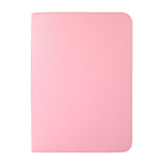 For iPad 2025 / 2022 360 Degree Rotation Litchi Texture Flip Leather Tablet Case with Holder (Pink)