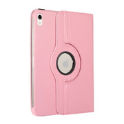 For iPad 2025 / 2022 360 Degree Rotation Litchi Texture Flip Leather Tablet Case with Holder (Pink)