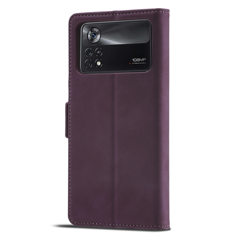For Xiaomi Poco M4 Pro 4G Forwenw Dual-side Buckle Leather Phone Case(Wine Red) - free shipping - PMC Jewellery - Order now!