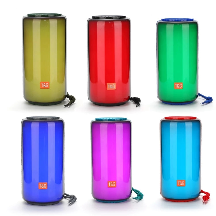 T&G TG639 10W Portable LED Light TWS Wireless Bluetooth Speaker(Blue)