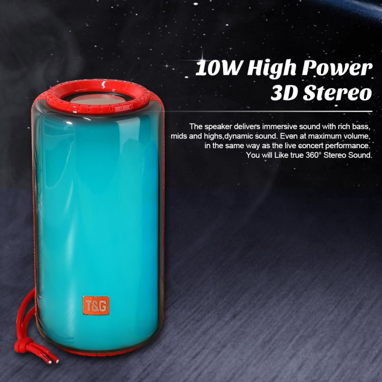 T&G TG639 10W Portable LED Light TWS Wireless Bluetooth Speaker(Red) - free shipping - PMC TechLife - Order now!