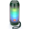 T&G TG643 Portable LED Light Waterproof Subwoofer Wireless Bluetooth Speaker(Green) - Waterproof Speaker by T&G | Online Shopping South Africa | PMC TechLife | Buy Now Pay Later Mobicred