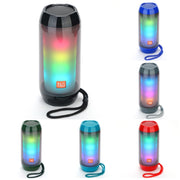 T&G TG643 Portable LED Light Water-resistant Subwoofer Wireless Bluetooth Speaker(Light Blue)