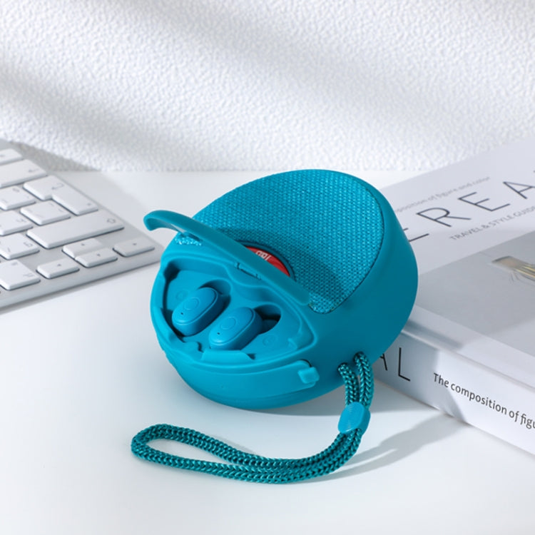 T&G TG808 2 in 1 Mini Wireless Bluetooth Speaker Wireless Headphones(Light Blue) - Mini Speaker by T&G | Online Shopping South Africa | PMC TechLife | Buy Now Pay Later Mobicred