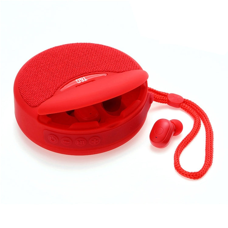T&G TG808 2 in 1 Mini Wireless Bluetooth Speaker Wireless Headphones(Red) - Mini Speaker by T&G | Online Shopping South Africa | PMC TechLife | Buy Now Pay Later Mobicred