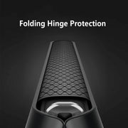 For Samsung Galaxy Z Fold4 GKK Litchi Pattern Foldable Protective Phone Case with Ring Holder(Red)