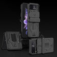 For Samsung Galaxy Z Flip4 GKK Sliding Camshield Magnetic Armor Flip Phone Case(Black) - free shipping - PMC TechLife - Order now!
