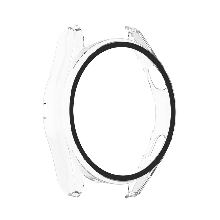 For Huawei Watch3 Pro New PC + Tempered Glass Integrated Protective Watch Case(Transparent White) - Watch Cases by PMC Jewellery | Online Shopping South Africa | PMC Jewellery | Buy Now Pay Later Mobicred