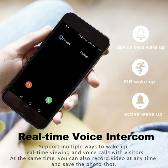 T30 Tuya Smart WIFI Video Doorbell Support Two-way Intercom & Night Vision(Black)