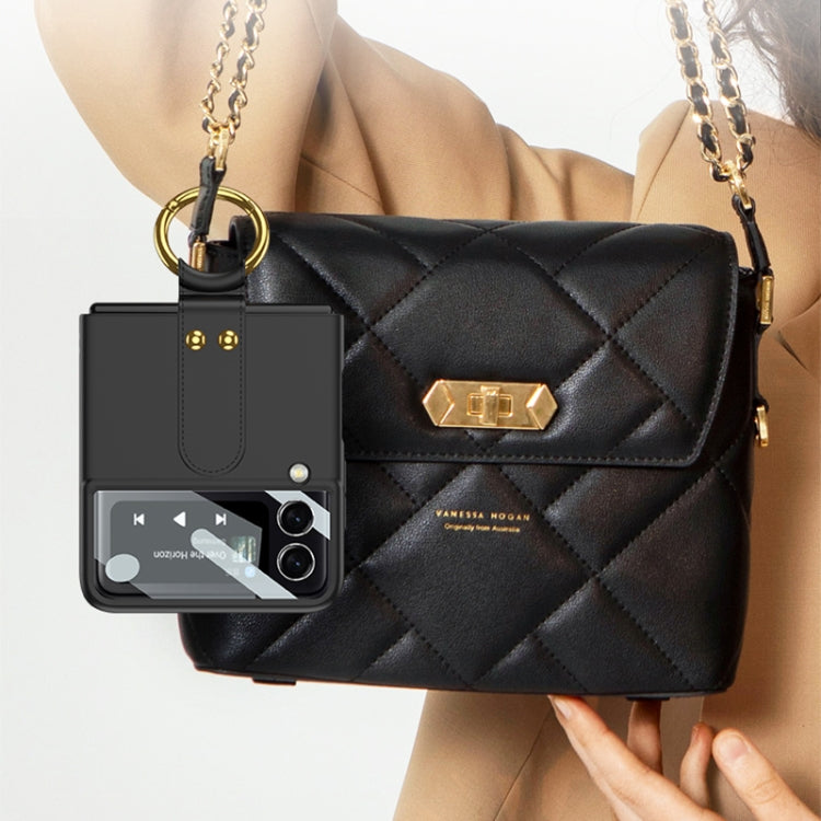 For Samsung Galaxy Z Flip4 GKK Ultra-thin PC Full Coverage Phone Flip Case with Ring Holder(Matcha Green) - Galaxy Z Flip4 5G Cases by GKK | Online Shopping South Africa | PMC TechLife