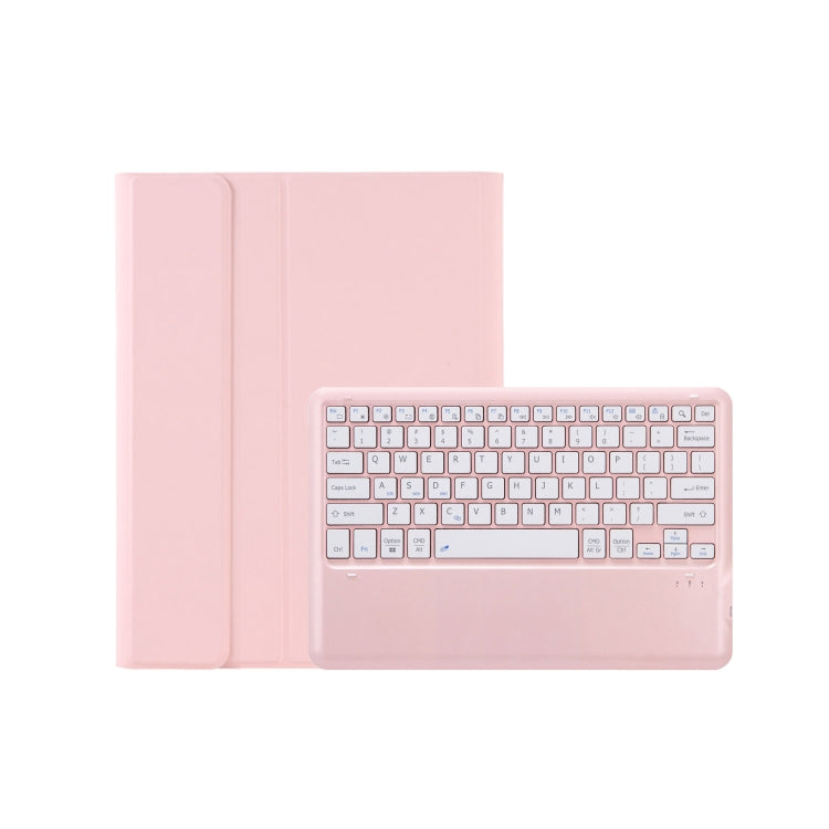 A0N4 Detachable Sheep Pattern TPU Bluetooth Keyboard Tablet Leather Case For Xiaomi Pad 5 Pro 12.4(Pink)