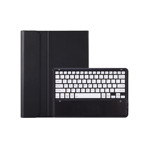 A0N4 Detachable Sheep Pattern TPU Bluetooth Keyboard Tablet Leather Case For Xiaomi Pad 5 Pro 12.4(Black+White)