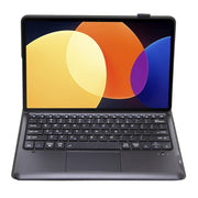 A0N4-A Detachable Sheep Pattern TPU Bluetooth Keyboard Tablet Leather Case with Touchpad For Xiaomi Pad 5 Pro 12.4(Black)