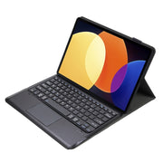 A0N4-A Detachable Sheep Pattern TPU Bluetooth Keyboard Tablet Leather Case with Touchpad For Xiaomi Pad 5 Pro 12.4(Black)