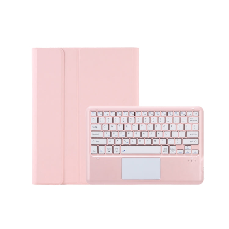 A0N4-A Detachable Sheep Pattern TPU Bluetooth Keyboard Tablet Leather Case with Touchpad For Xiaomi Pad 5 Pro 12.4(Pink)
