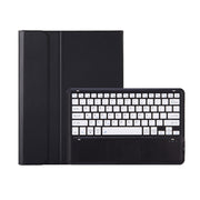 A0N4-A Detachable Sheep Pattern TPU Bluetooth Keyboard Tablet Leather Case with Touchpad For Xiaomi Pad 5 Pro 12.4(Black+White)