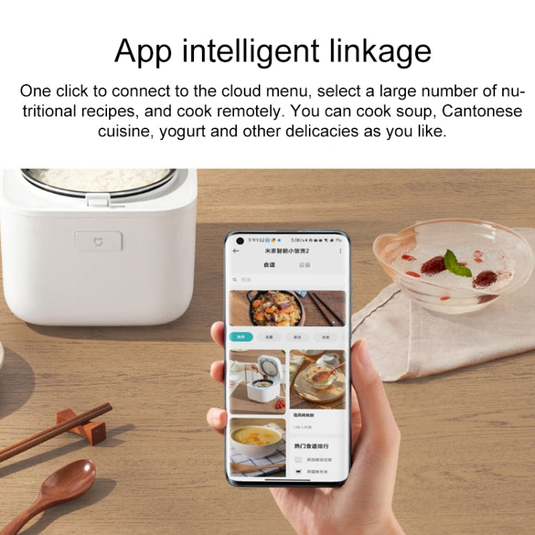 Original Xiaomi Mijia 1.5L Smart Mini Rice Cooker 2, CN Plug