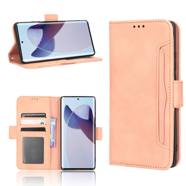 For Motorola Moto X30 Pro 5G / Edge 30 Ultra Skin Feel Calf Texture Card Slots Leather Phone Case(Pink) - free shipping - PMC TechLife - Order now!