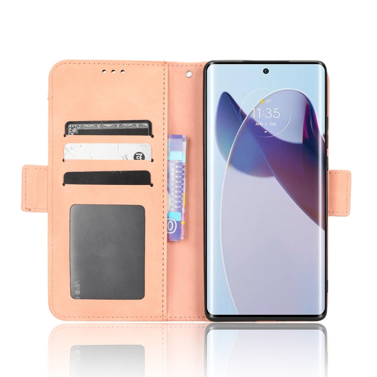 For Motorola Moto X30 Pro 5G / Edge 30 Ultra Skin Feel Calf Texture Card Slots Leather Phone Case(Pink) - free shipping - PMC TechLife - Order now!