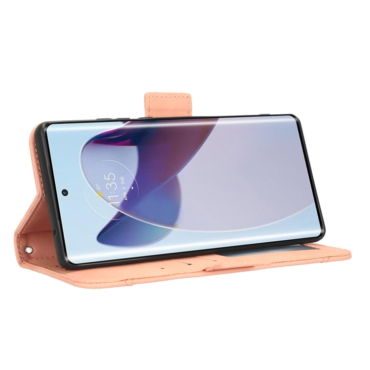 For Motorola Moto X30 Pro 5G / Edge 30 Ultra Skin Feel Calf Texture Card Slots Leather Phone Case(Pink)