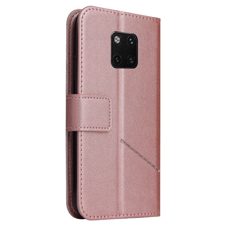 For Huawei Mate 20 Pro GQUTROBE Right Angle Leather Phone Case(Rose Gold) - free shipping - PMC Jewellery - Order now!