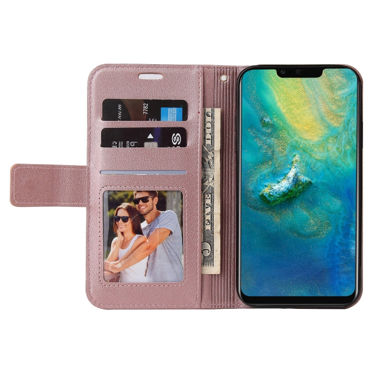 For Huawei Mate 20 Pro GQUTROBE Right Angle Leather Phone Case(Rose Gold) - free shipping - PMC Jewellery - Order now!